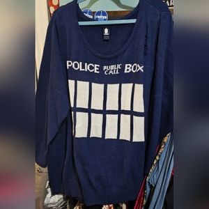 Distressed Doctor Who Sweater Torrid